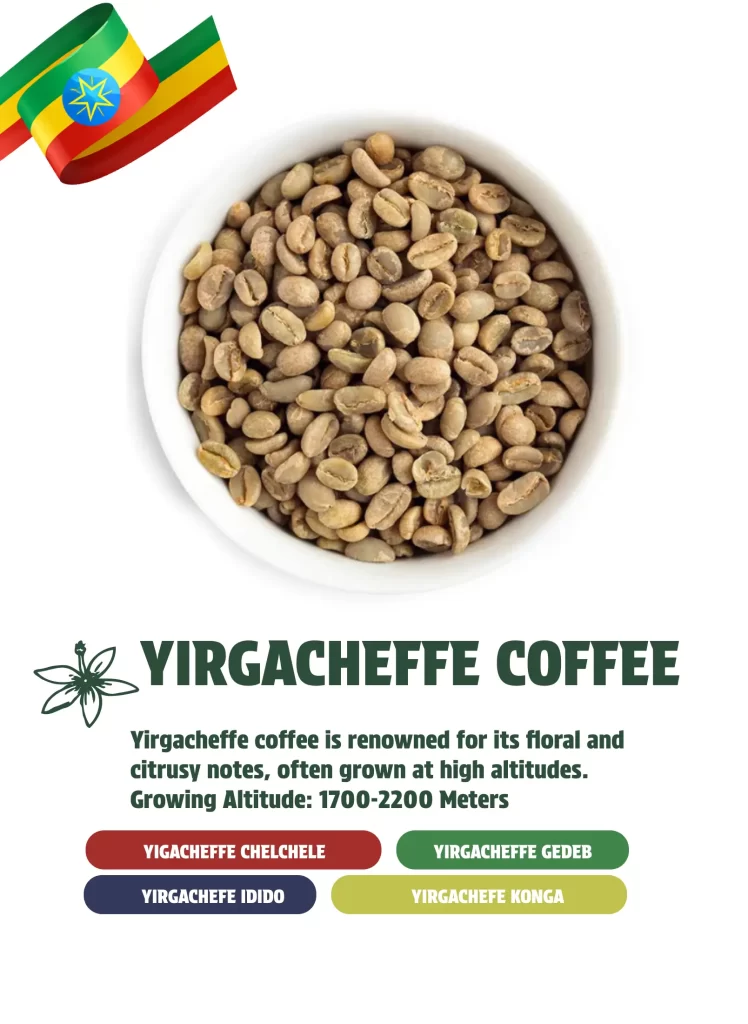 YIRGACHEFFE ETHIOPIAN COFFEE
